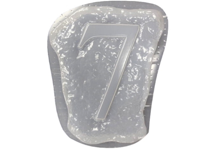 Number 7 Concrete Mold 1235