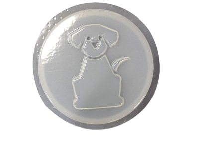 Dog concrete stepping stone mold 1249