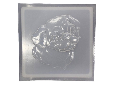 Pug Concrete Stepping Stone Mold 1253