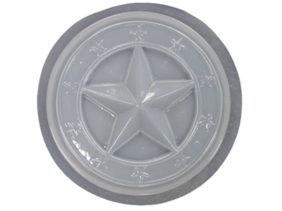 Star concrete stepping stone mold 1264