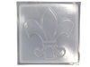 Fleur De Lis square concrete mold 1279