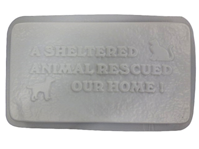 Sheltered pet concrete mold 1291