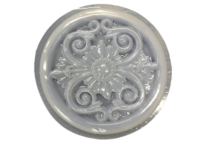 Decorative floral concrete mold 1301