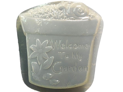 Flowerpot Snail concrete mold 1314