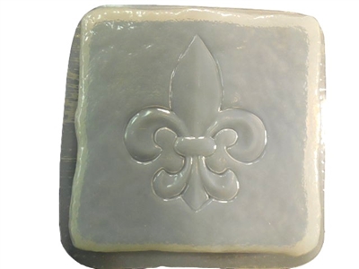 Fleur De Lis square concrete mold 1329