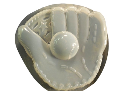 Ball glove concrete stepping stone mold 1349