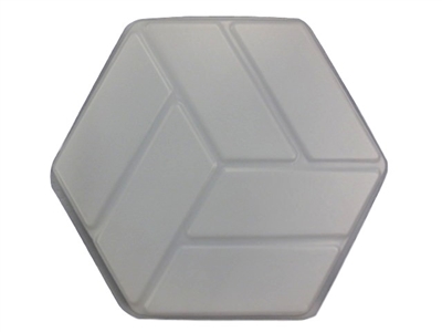 Textured Hexagon Concrete Mold 2004