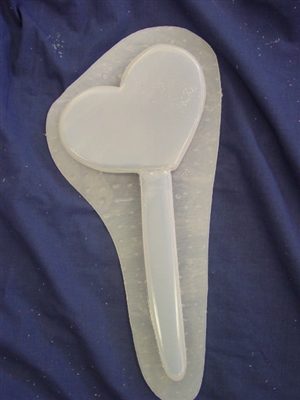 Heart Garden Stake Mold 4004