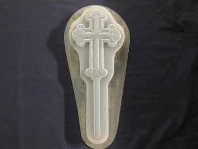 Cross Garden stake Mold 4021