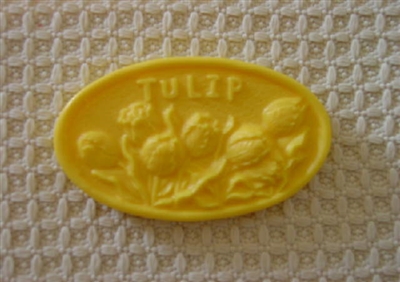 Tulip Oval Bar Soap Mold 4534