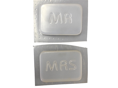 Mr & Mrs Bar Soap Mold Set 4571