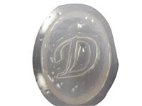 D Monogram Letter Soap Mold 4686