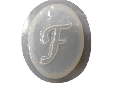 F Monogram Letter Soap Mold 4688
