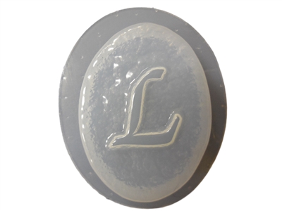 L Monogram Letter Soap Mold 4694