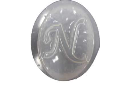 N Monogram letter Soap Mold 4696