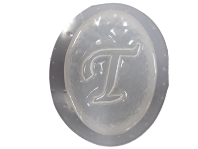 T Monogram Letter Soap Mold 4702