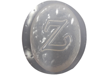 Z Monogram Letter Soap Mold 4708