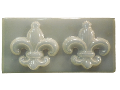 Fleur De Lis soap or plaster mold 4712