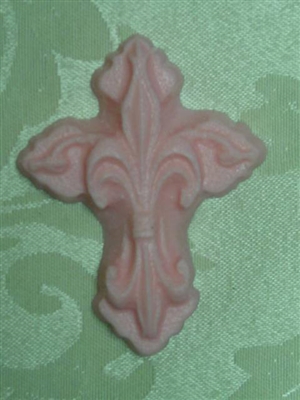 Fleur De Lis Cross Mold 4722