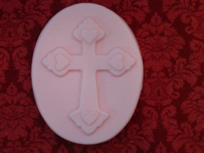 Cross Heart Soap Mold 4734