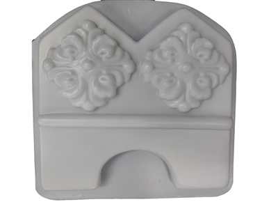 Floral Edging border concrete Mold 5000