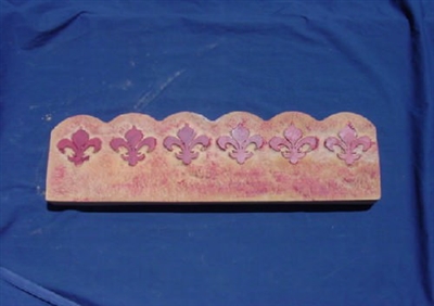 Fleur De Lis Border Concrete Mold 5023