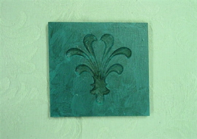 Fleur De Lis Tile Plaster Concrete Mold 6044