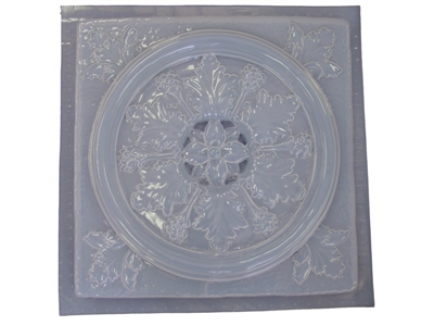 Roman Floral Plaster or Concrete Mold 7043