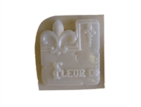 Fleur De Lis Plaster Concrete Mold 7083