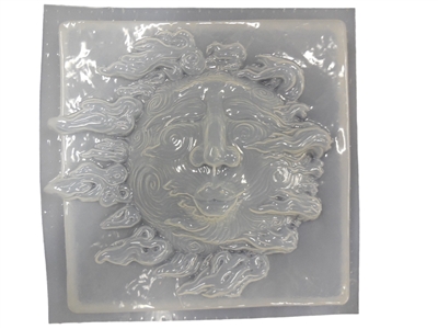 Sun Face Concrete Mold 7084