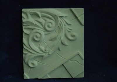 Floral plaster or concrete Mold 7105