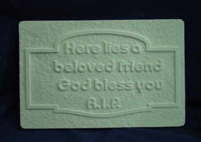 Pet Memorial concrete Mold 7113