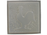 Rooster Plaster or Concrete Mold 7117