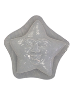 Star Face Plaster or Concrete Mold 7126