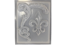 Fleur De Lis Plaster Concrete Mold 7132