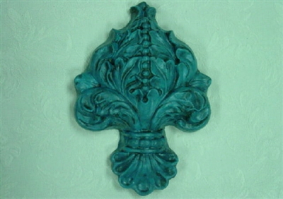 Fleur De Lis Plaster Concrete Mold 7134