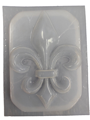 Fleur De Lis Plaster or Concrete Mold 7135