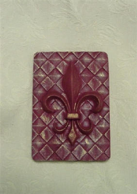 Fleur De Lis Plaster Concrete Mold 7140