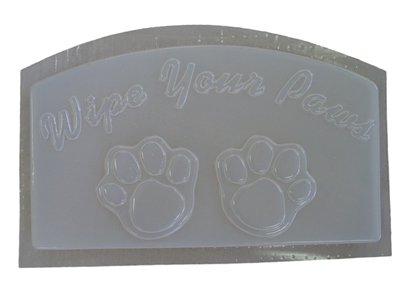 Wipe Paw Plaster Concrete Mold 7148