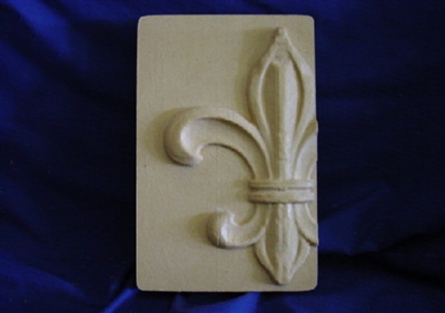 Fleur De Lis plaster concrete Mold 7156