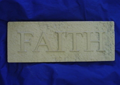 Faith plaster concrete Mold 7173