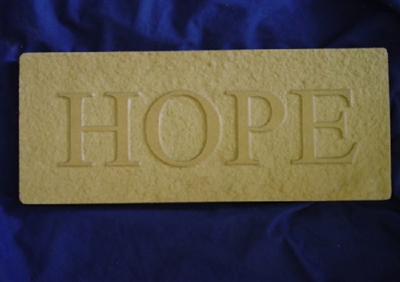 Hope plaster concrete Mold 7179