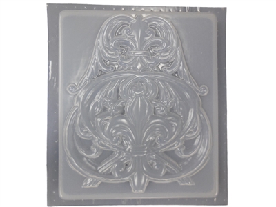 Fleur De LIs Plaster or Concrete Mold 7201