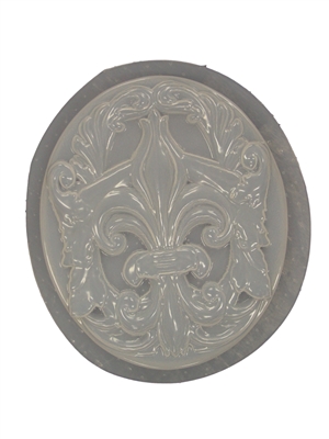 Fleur De Lis plaster or concrete Mold 7202