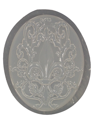 Fleur De Lis plaster concrete Mold 7204