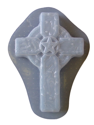 Western cross concrete mold 7217