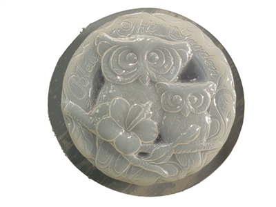 Owls plaster or concrete Mold 7243