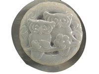 Owls plaster or concrete Mold 7244