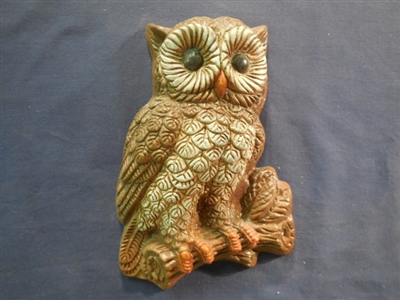 Owl plaster or concrete Mold 7251