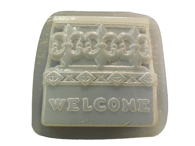 Fleur De Lis concrete or plaster mold 7255